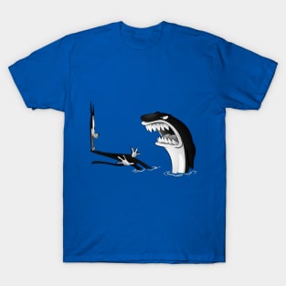 Shark and cat T-Shirt